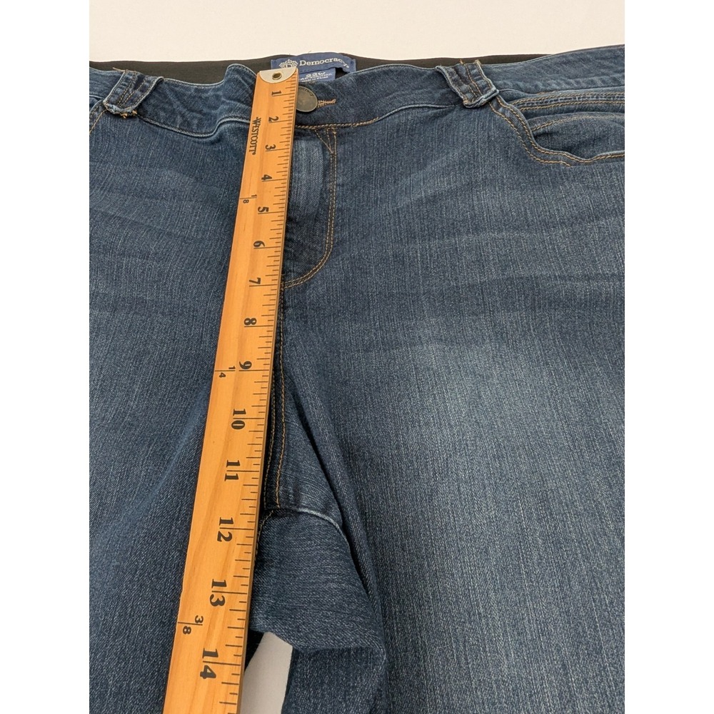 Democracy Plus Size 22w Ab'solution Dark Wash Str… - image 6
